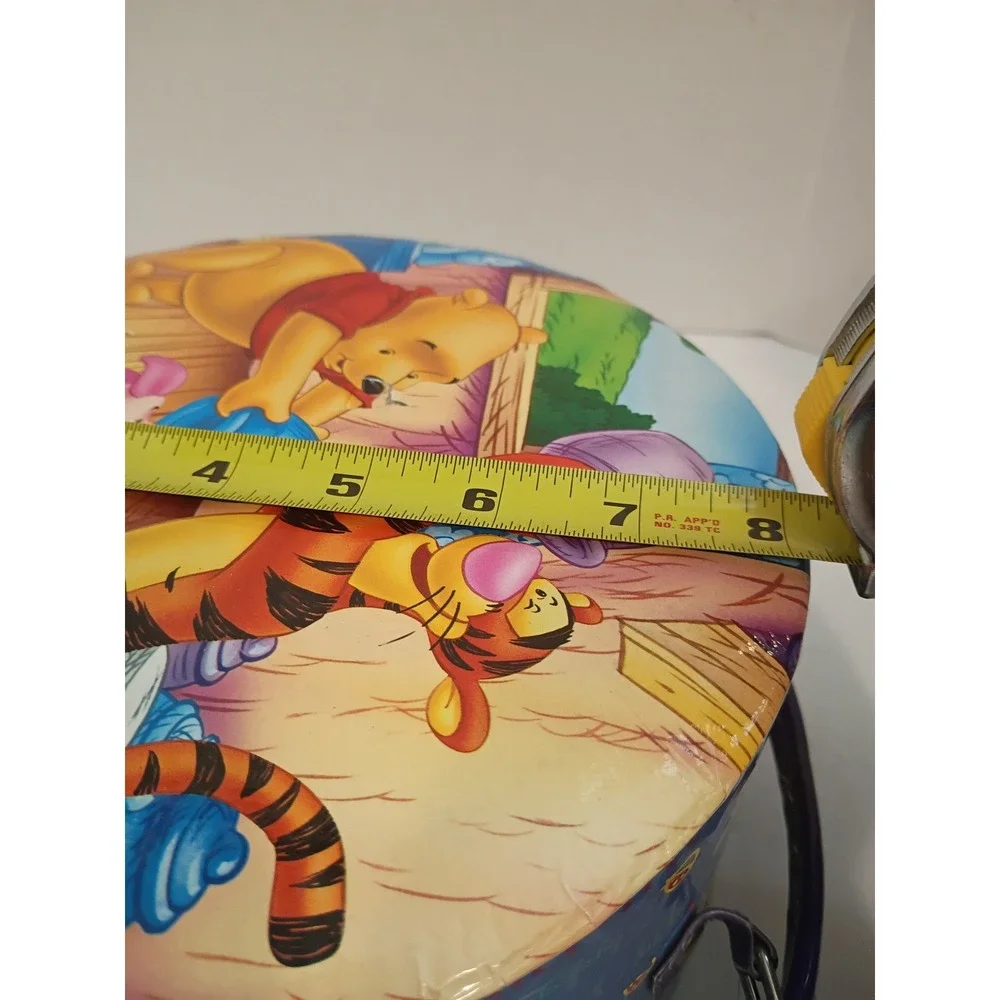 Disney Winnie the Pooh Tigger Piglet Round Storage Case Tri-Coastal Design Box